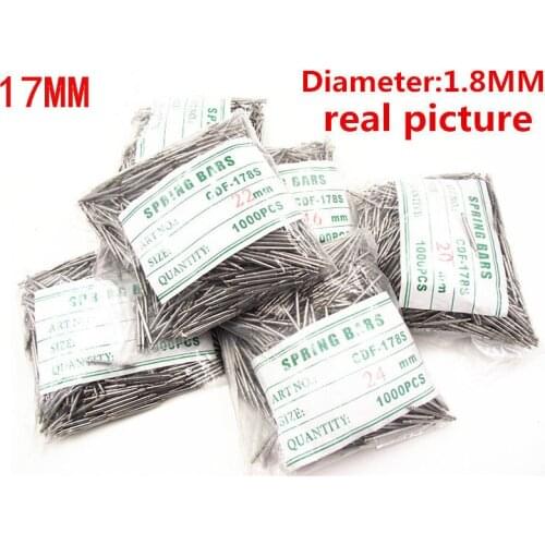 Wholesale 1000PCS / bag High quality watch repair tools & kits 17MM spring bar watch repair parts diameter 1.8MM - BS17MM
