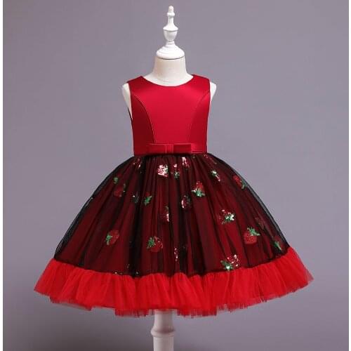 Girls Dress kids Elegant Pageant Party Dress Girls clothes Christmas costumes for children Toddler girls Infant 3-12Yrs Clothes