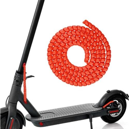 1M Spiral Line Brake Protector for Xiaomi M365 / 1S / Pro / G30 Electric Scooter Spiral Wire Tube Cable Cover Protective Wear