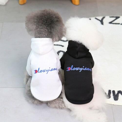 Sport Hooded Dog Winter Warm Pet Coats And Jackets Cat Small Medium Breeds Animal Pug French Bulldog Terrier Clothing Supply