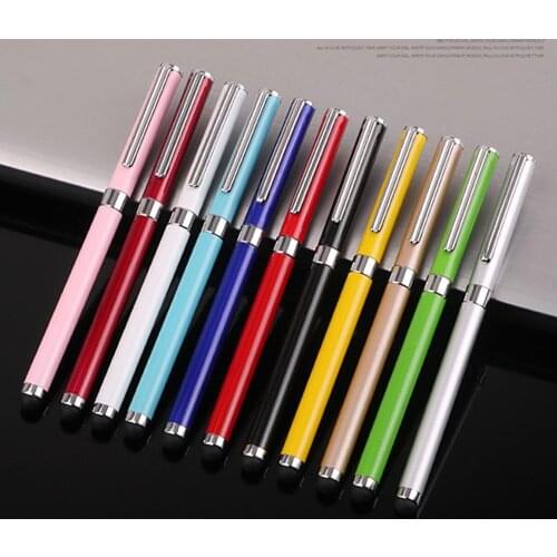 2 in 1 Capacitive Pen Touch Screen Stylus Pencil Fountain pen for Tablet iPad Cell Phone Samsung PC Stylus Capacitive Pen