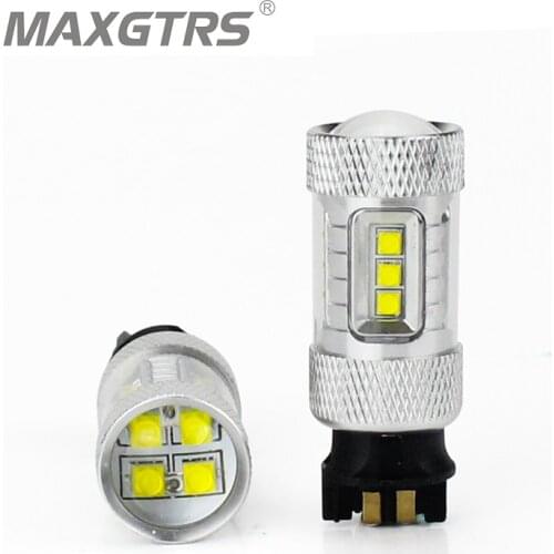 30W 50W 80W CREE Chip Canbus PW24W LED Projector DRL Daytime Running Light White Turn Signal Bulb For VW Golf MK7 Golf7 Golf VII