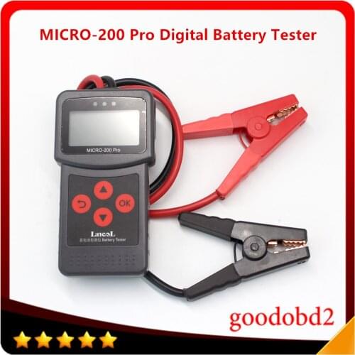 Micro-200 Pro 12V Car Battery Tester 40 to 2000CCA 12 Volt Battery Tools For The Car Quick Cranking Charging