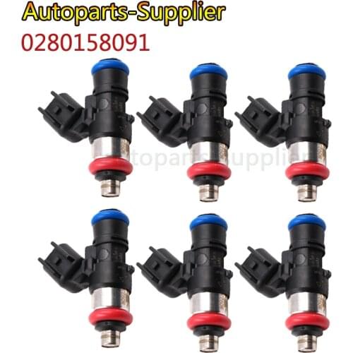 6pcs/Lot 0280158091 Fuel Injector For Mazda CX-9 Lincoln MKZ For F-ord Edge 3.5L