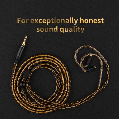 TRN T1 8 Cord Gold Silver Mixed Plated 0.75 MMCX Upgrade Cable Stereo Audio Headphone Wire for TRN V90 IM2 V80 V30 V60 X6 AS10