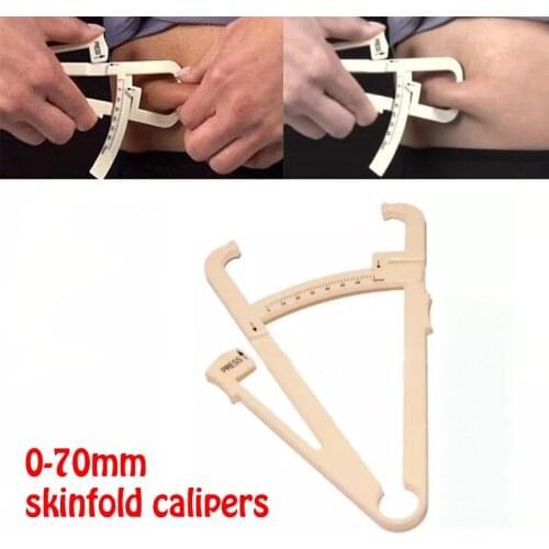 0-70mm New Accurate Fitness 3000 Body Fat Caliper Tester plastic skinfold caliper, 100pcs/lot