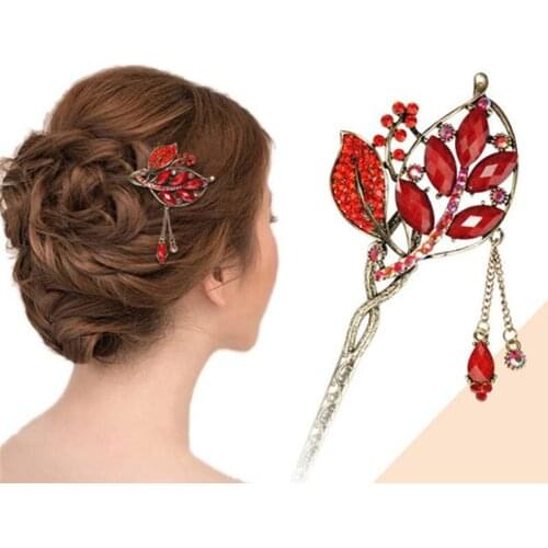 1Pc Ornaments Elegant Sexy Hair Ornaments Flowers Korean Accessories Hairpin Tassel Headdress For Women Hot