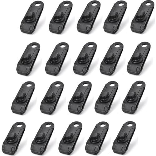 20Pcs DIY Tarp Clamp Awning Tent Canopy Clips Snap Canvas Anchor Gripper Heavy Duty Caravan Jaw Grip Trap Tighten Accessories