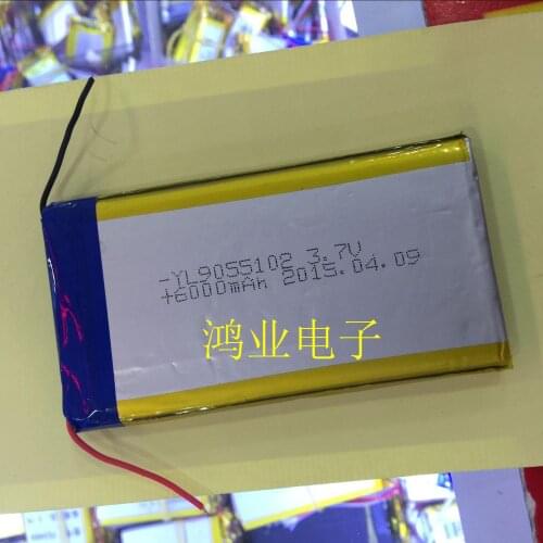 3.7V polymer lithium battery 9055102P 9055100P 6000MAH mobile power supply and other products Rechargeable Li-ion Cell