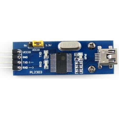 5pcs/lot PL2303 USB UART Board (mini) USB TO UART solution with USB mini-AB connector Supports windows XP/7/8/8.1/10