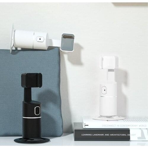 360 Rotation Tripod Live Smart T2 AI Follow-Up Cradle Head Tracking Holder Camera for Photo Vlog Live Video Record Gimbal