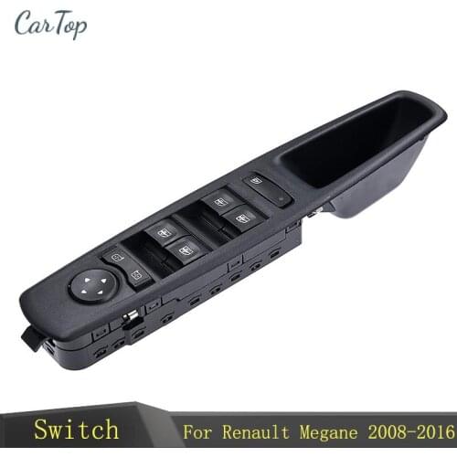 Car Accessories For Renault Megane MK3 2008-2016 Electric Power Window Control Switch Auto 809610016R