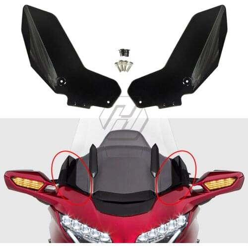 Smoke Motorcycle Windshield Side Fairing Case for Honda Goldwing GL1800 GL 1800 2018 2019