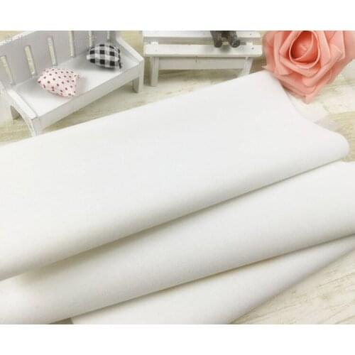 Pure white thick flannel backing flocking cloth with plastic counter furniture