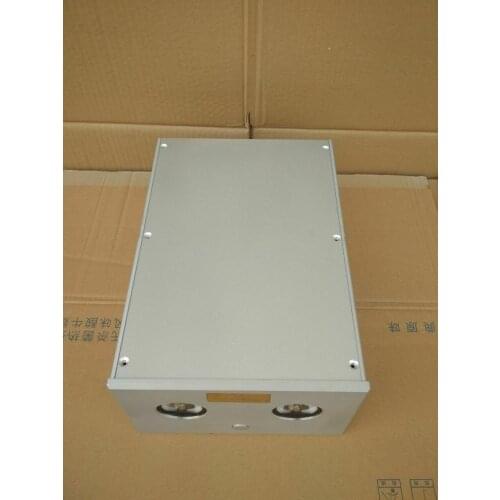 Dual UV meter Full Aluminum power amplifier Box Enclosure AMP Case DIY