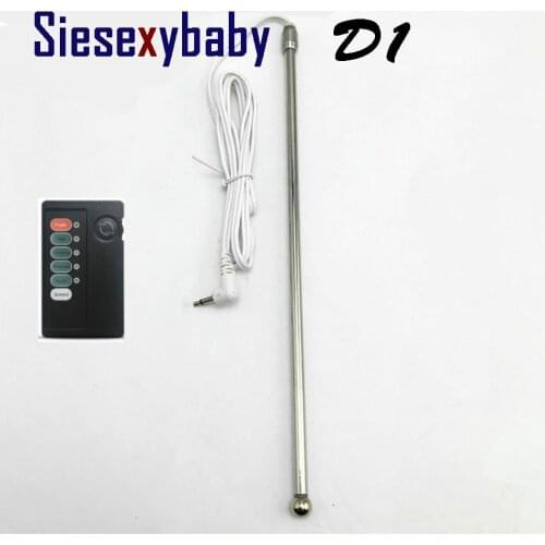 Stainless Steel Electro shock Penis Urethra Catheter Male Penis Plug Electric shocking Sounding Tube Stretcher Urethral Sound