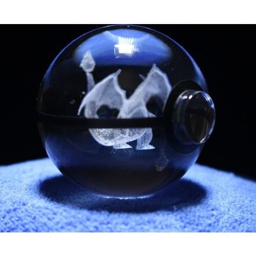 Hot Sale 3D Amine Figures Fashion Crystal ball ball Kids Christmas Gfits