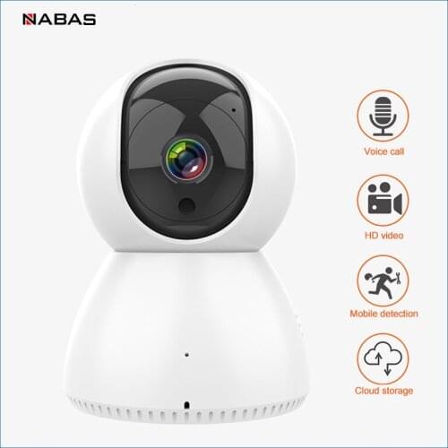 NABAS 1080P IP Smart Camera 355 Angle Wireless WiFi Night Vision Video Camera Webcam Camcorder Protect Home Security