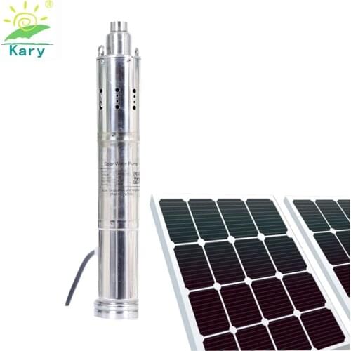 Kary dc 24v 36v 1.28 inch outlet lift 60m 2000L/H screw pump solar water pump for agricultural irrigation