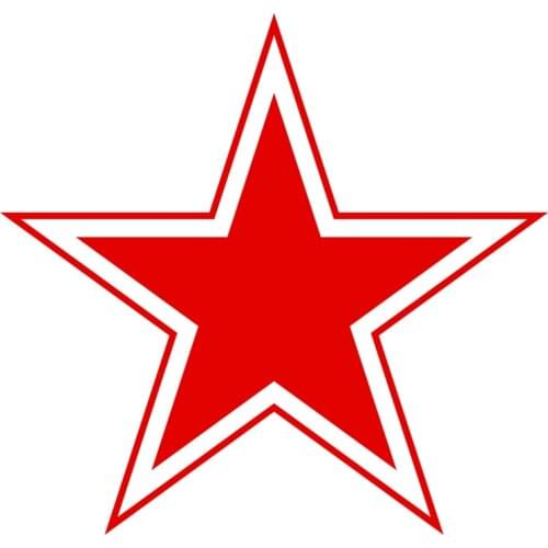 Creative Vinyl Car Sticker Red Star Ussr Stickers Automobile Motorcycles PVC Decoration Accessories