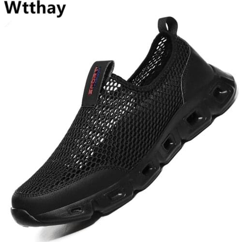 Summer Mesh Men Shoes Casual Lightweight Sneakers Men Couple Walking Shoes Breathable Designer Mens Loafers Feminino Zapatillas