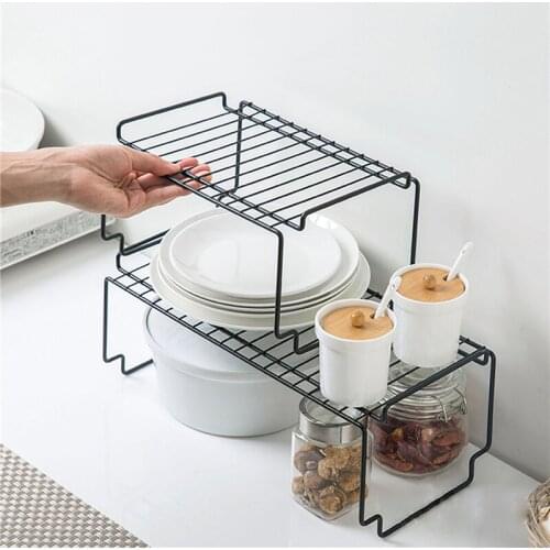 Kitchen Storage Rack Closet Shelf Dish Drying Rack Spice Jars Seasoning Bottles Holder Shelves Kitchen Organizer