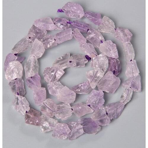 7-11mm Freeform Natural Transparent Purple Amethysts Nugget Beads Rough Real Amethysts Quartz Crystal Gravel For Jewelry Making