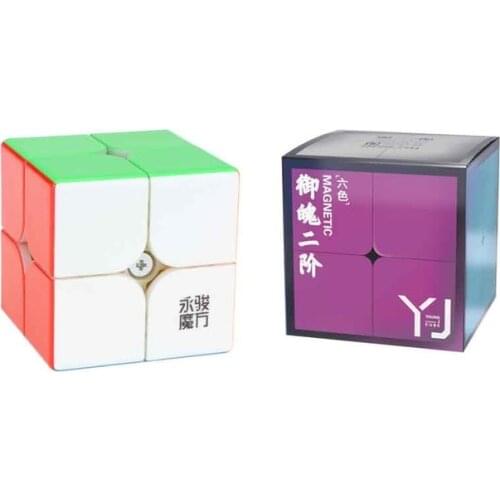 [Picube]YJ Yupo V2 M 2x2x2 Magnetic Speed Cube yj yupo v2 mCube Puzzle Professional Educational Toys for kids Children Gift