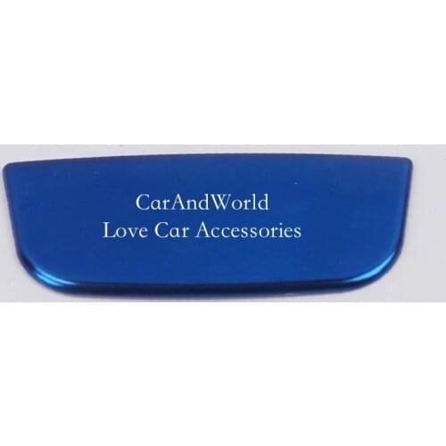 Stainless Steel For Nissan Kicks 2017-2019 Interior Rear Row Armrest Storage box Cover Trims Frame Panel Car Styling Accessories