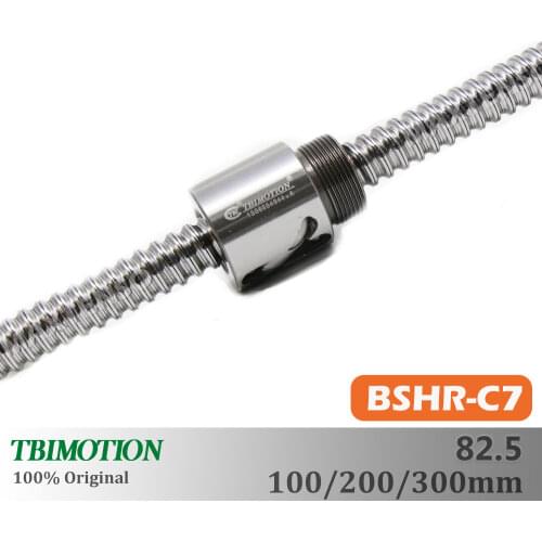 TBI Motion C7 Ball Screw Professional BSH82.5 with 100/200/300mm High Precision Mini Ballnut Premium CNC Parts