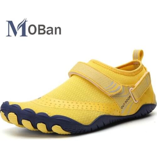 Wide Toe Upstream Barefoot Shoe Unisex Breathable Water Shoes Couple Lightweight Anti-slip Beach Footwear Diving Water Shoes 47
