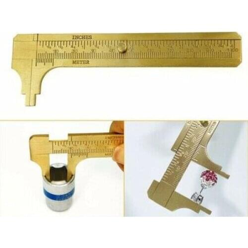 Solid brass/Stainless steel calipers Solid Sliding Gauge Vernier Caliper Jewelry Measuring Tool Multiple New 80mm/100mm/150mm