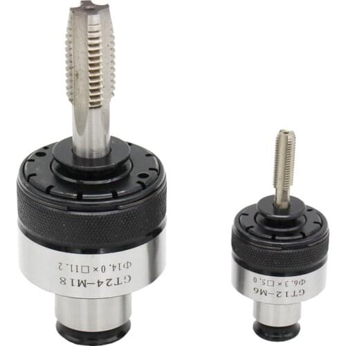 1PCS Tapping collet chuck GT24 M12-M24 overload protection ISO/JIS standard anti-brokentaps collet chuck for CNC machine lathe