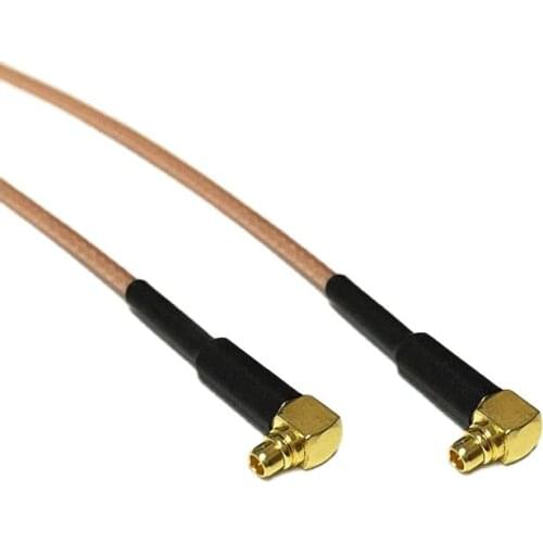 1PC New MMCX Male Plug Right Angle Connector Switch MMCX Male Plug Right Angle RG178 Cable 1.2meter 120cm