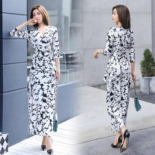 2021 Plus Size Print Summer Dress Evening Long Vintage Dress Party Oversize Short Sleeve Beach Women Dresses Robe Vestido Prom