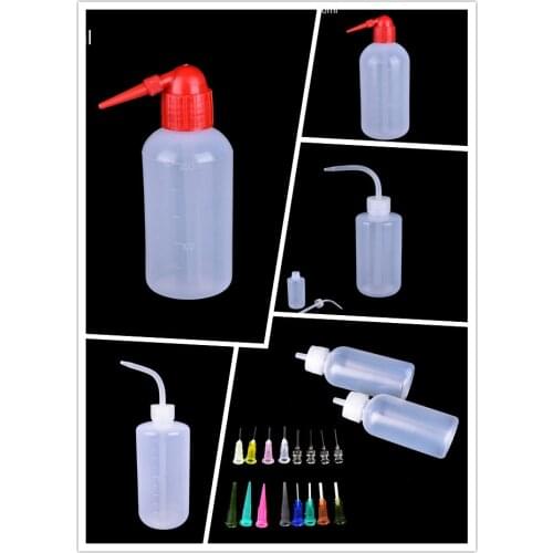 250ml/500ml Tattoo Accessories Convenient Tattoo Bottle Tattoo Diffuser Green Soap Supply Wash Squeeze Bottle Lab Non-Spray