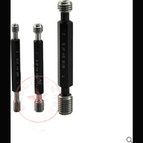 6H Thread Plug Gauge M14 M16 M18 M20 Gauge Internal Thread Pass Stop Gauge