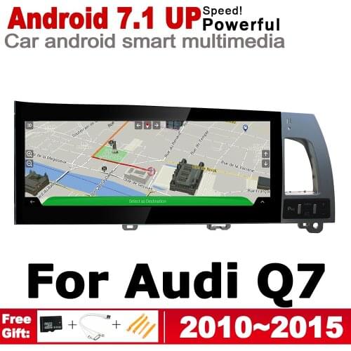 10.25" HD Screen Stereo Android 7.1 up Car GPS Navi Map For Audi Q7 4L 2010~2015 MMI Original Style Multimedia Player Auto Radio