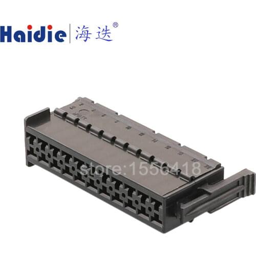 2sets auto 22pin cable housing plug 929504-7 wiring harness unsealed connector 1-929504-7