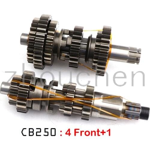 CB250 Main Counter Shaft 4 Front+1 Reverse Gear Transmission Box For Jinling EGL Loncin 250CC Water Cooled Engine ATV QUAD