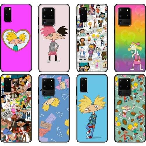 Black tpu Case For Samsung galaxy S20 /S20 PLUS/S20 ultra/S20+ /S20FE back cover Hey Arnold Special