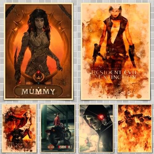 Resident Evil: Infinite Darkness (2021) Movie Poster Wall Stickers For Home Room Bar Decor Art