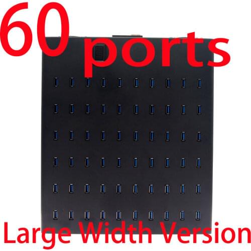 2021 Extra Width 60 Ports USB-A Charging Station 600W Power Station Multi Port USB Wall Charger Adapter Rapid Charger Hotel