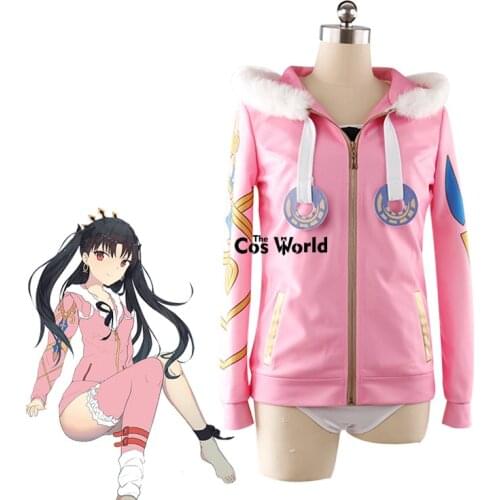 FGO Fate Grand Order Ishtar Tohsaka Rin Coats Jackets Bikini Swimwear Bathing Suit Tops Skirts Outfit Anime Cosplay Costumes