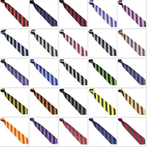 HOOYI 2019 stripes school neck ties College Boys Tie Young Men students' Necktie