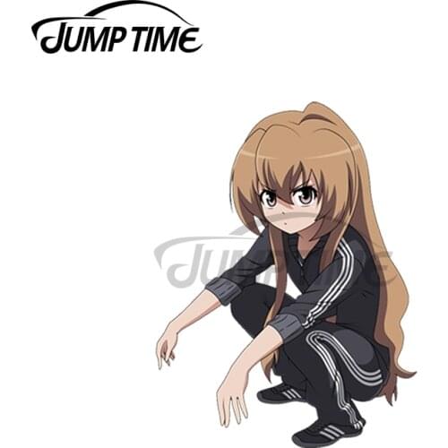 JumpTime 13 x 4.3cm For Taiga Toradora Gopnik Decal VAN Windshield Laptop Car Stickers Scratch-Proof Anime Car Assessoires