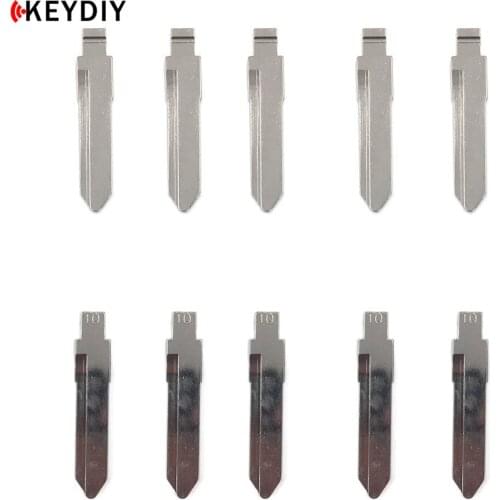 KEYDIY 10 pcs/lot Metal Blank Uncut Flip VVDI/JMD/KD Remote Key Blade Type #10 for Suzuki Alto