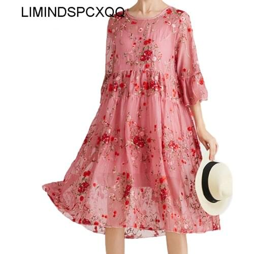 LIMINDSPCXQQ Summer Chiffon Dresses