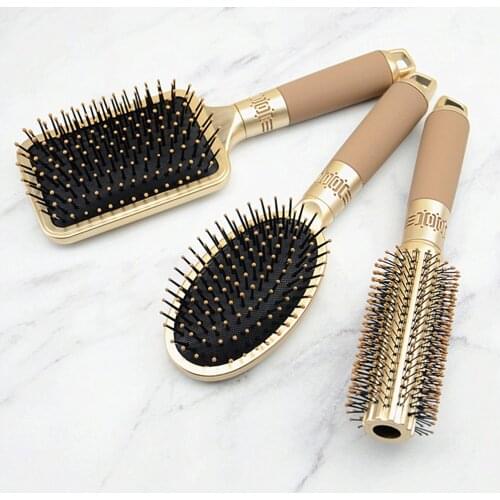 Massage Oval Hair Comb Round Rectangle Brush For Woman Anti Static Detangling Air Cushion Bristle SPA Hairdressing Styling Tool