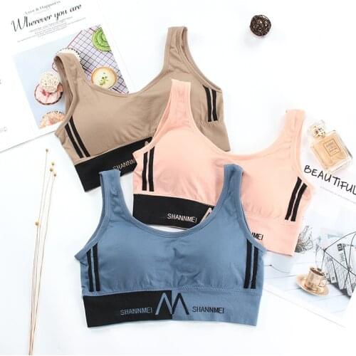 Breathable Sexy Underwear Bra For Women Sports Tops Gym One Size Muliticolors Girls Beauty Back With Padded